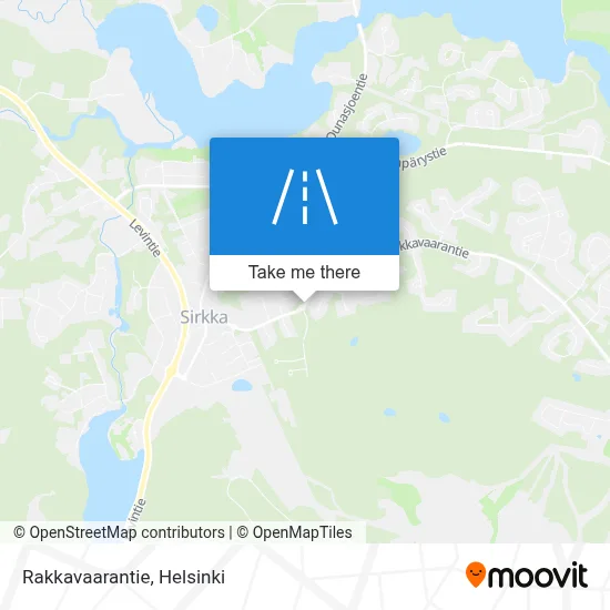Rakkavaarantie map