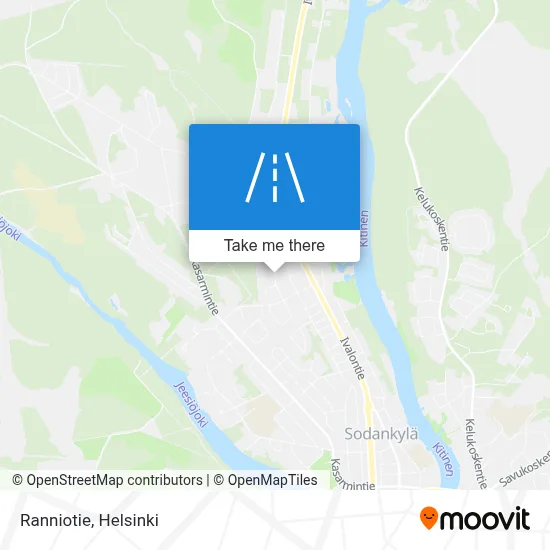 Ranniotie map
