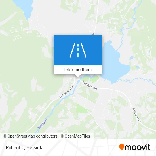 Riihentie map