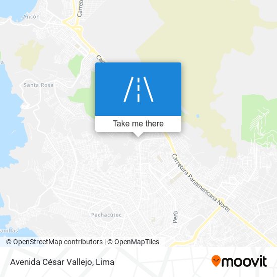 Avenida César Vallejo map