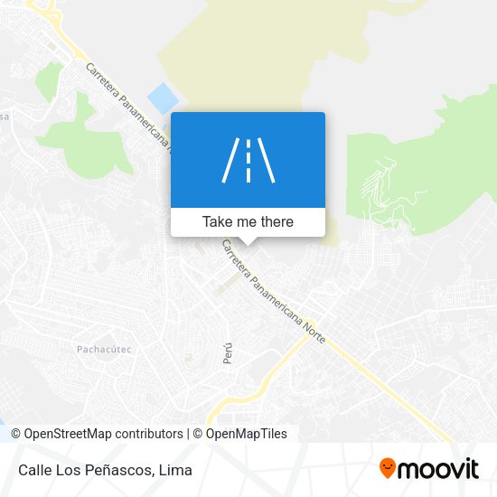 Mapa de Calle Los Peñascos