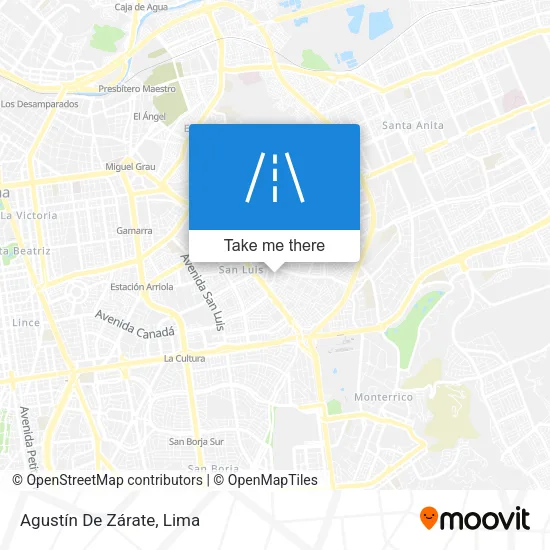 Agustín De Zárate map