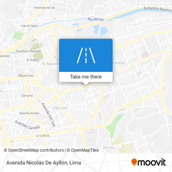 Mapa de Avenida Nicolás De Ayllón