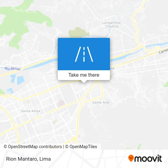 Mapa de Rion Mantaro