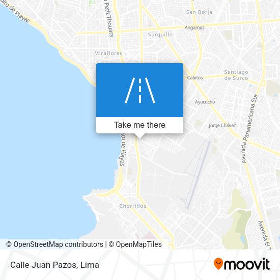 Mapa de Calle Juan Pazos
