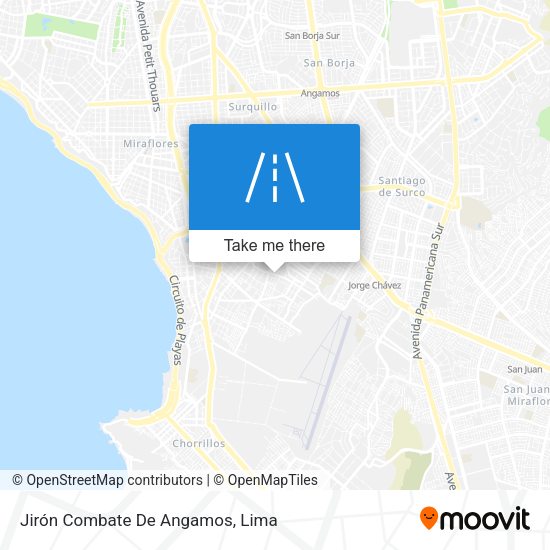 Mapa de Jirón Combate De Angamos