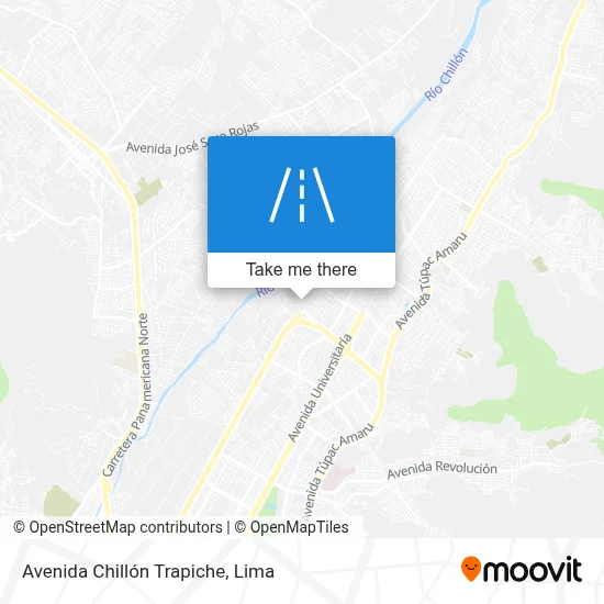 Avenida Chillón Trapiche map