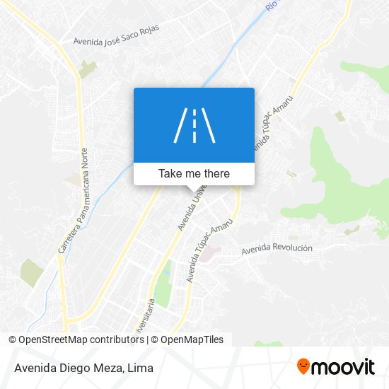 Avenida Diego Meza map