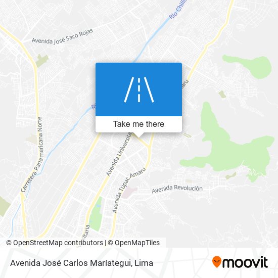 Avenida José Carlos Maríategui map