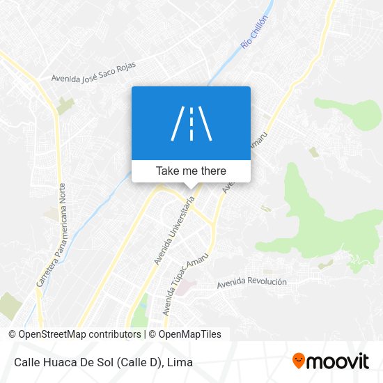 Mapa de Calle Huaca De Sol (Calle D)