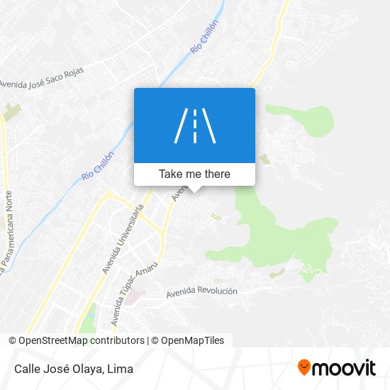 Mapa de Calle José Olaya