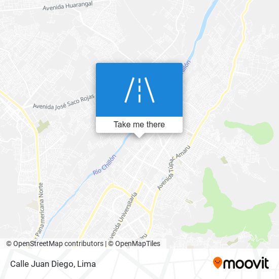 Calle Juan Diego map