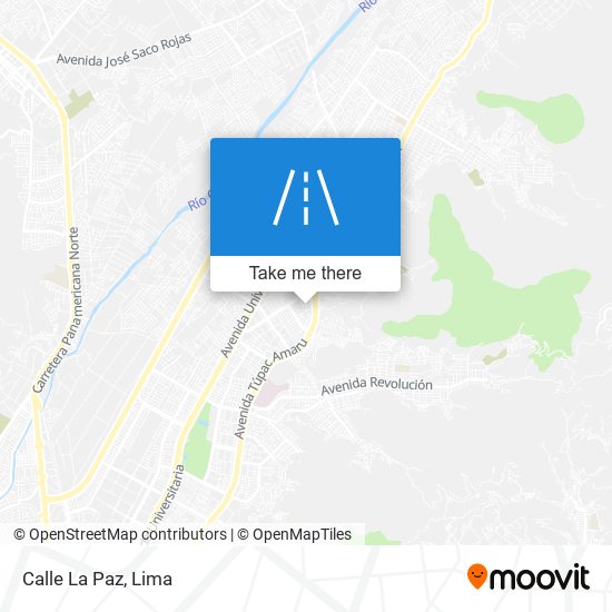 Calle La Paz map