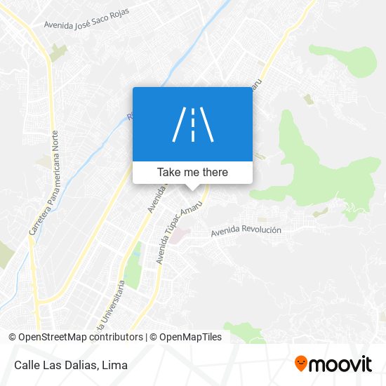 Calle Las Dalias map