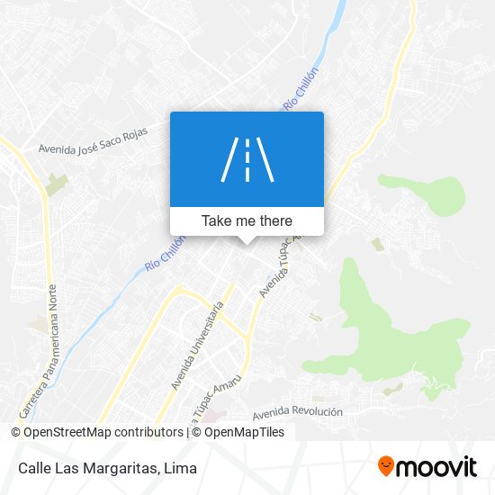 Calle Las Margaritas map