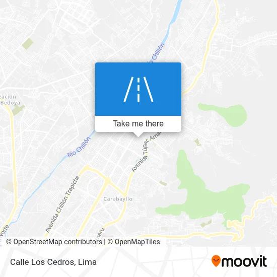 Calle Los Cedros map