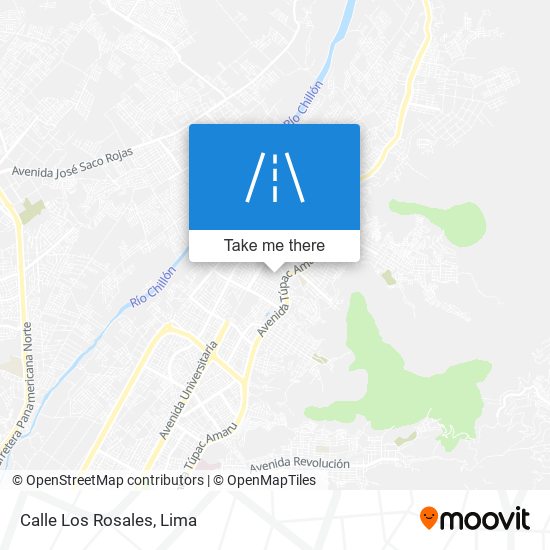 Calle Los Rosales map