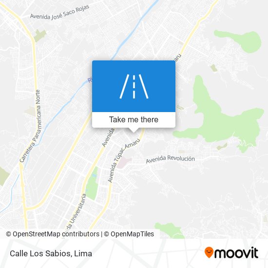 Calle Los Sabios map