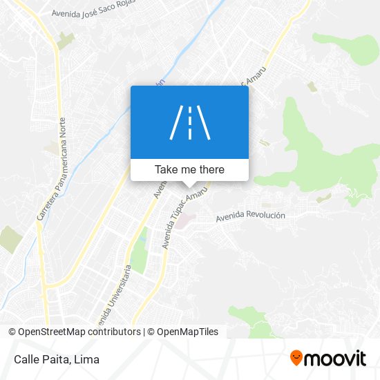 Calle Paita map