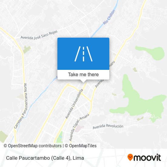 Mapa de Calle Paucartambo (Calle 4)