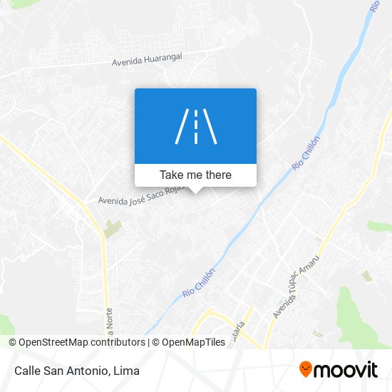 Calle San Antonio map