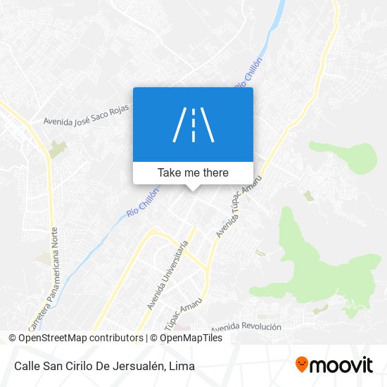 Calle San Cirilo De Jersualén map