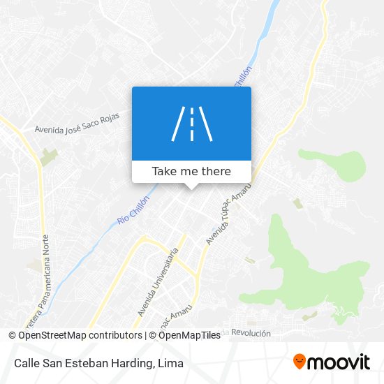 Calle San Esteban Harding map