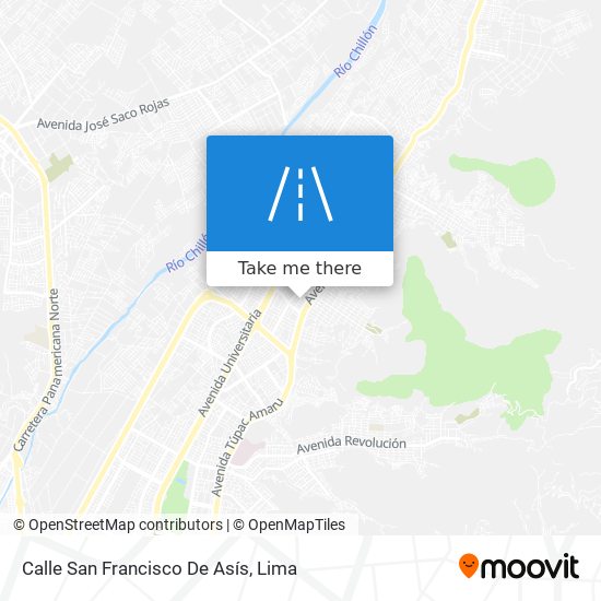 Calle San Francisco De Asís map