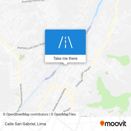 Mapa de Calle San Gabriel