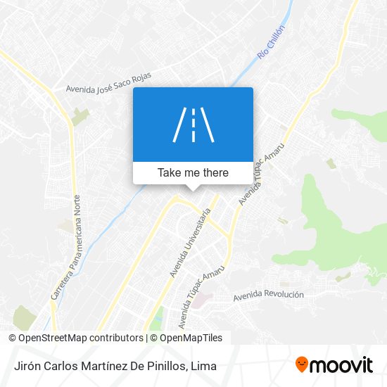 Jirón Carlos Martínez De Pinillos map