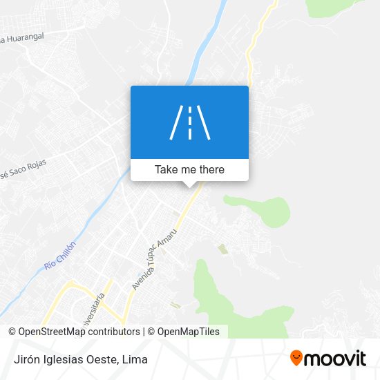 Mapa de Jirón Iglesias Oeste