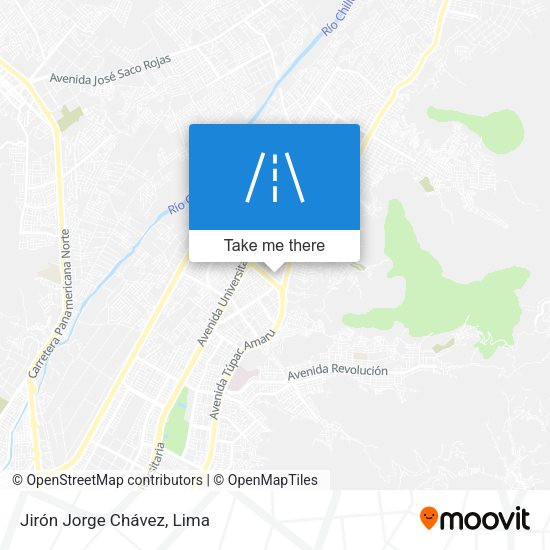 Jirón Jorge Chávez map