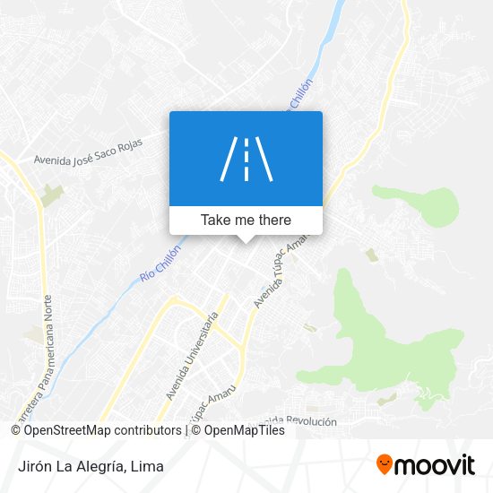 Mapa de Jirón La Alegría