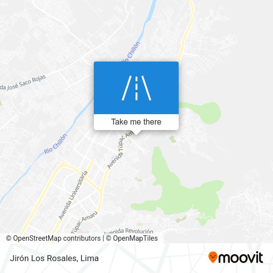 Mapa de Jirón Los Rosales