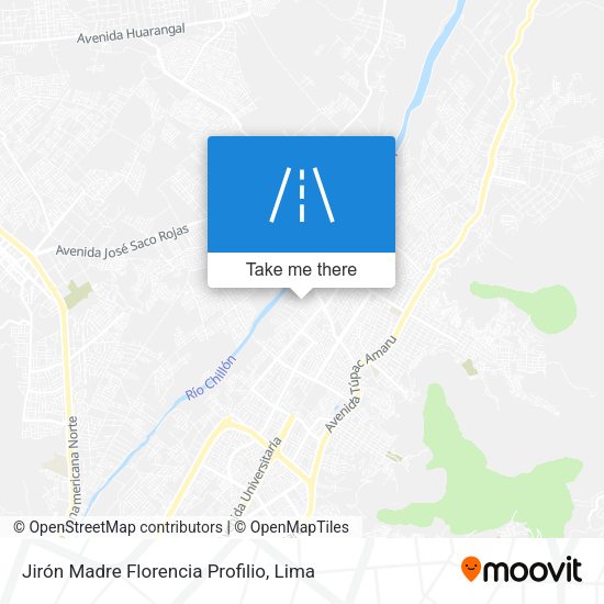 Jirón Madre Florencia Profilio map