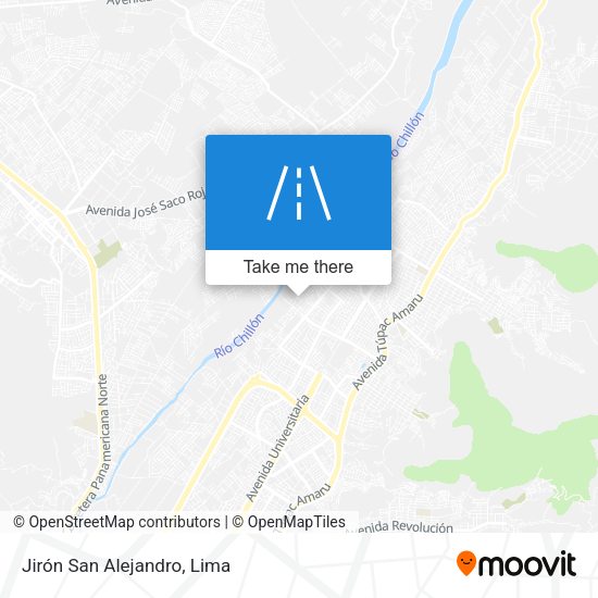 Jirón San Alejandro map
