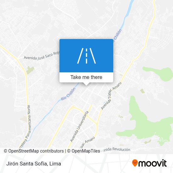 Jirón Santa Sofía map