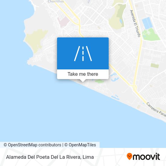 Alameda Del Poeta Del La Rivera map