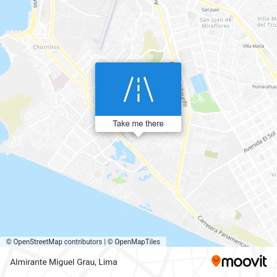 Almirante Miguel Grau map