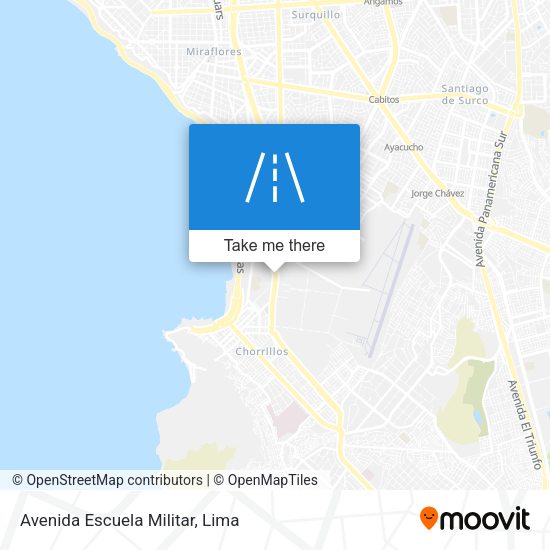 Mapa de Avenida Escuela Militar