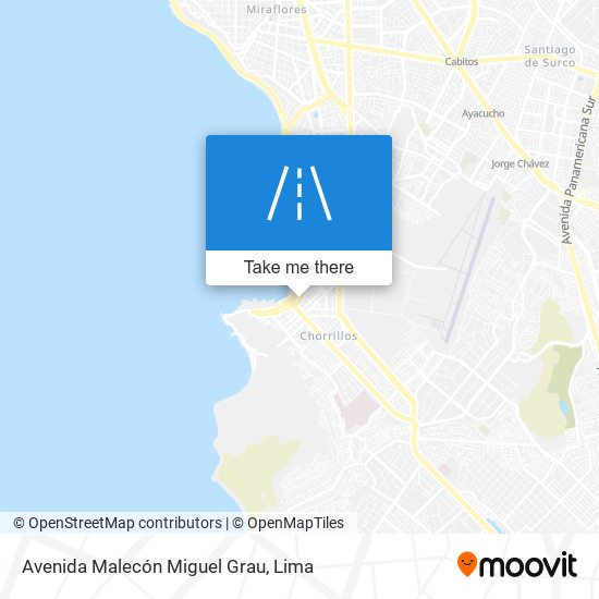 Avenida Malecón Miguel Grau map