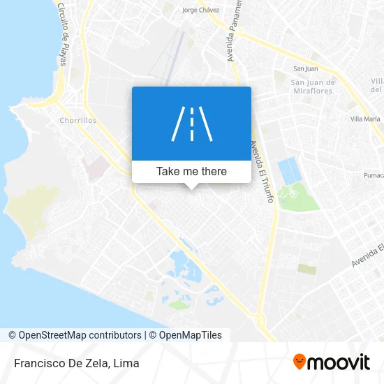 Mapa de Francisco De Zela