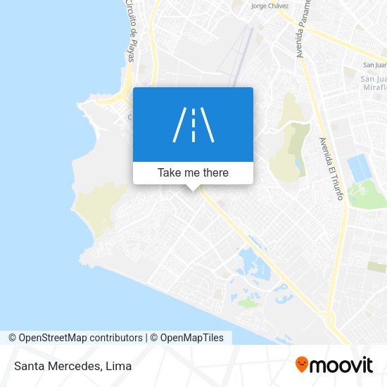 Santa Mercedes map