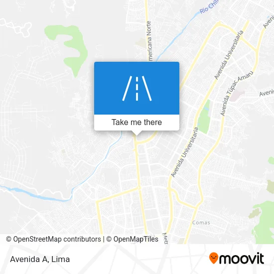 Avenida A map