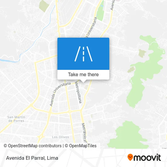 Avenida El Parral map