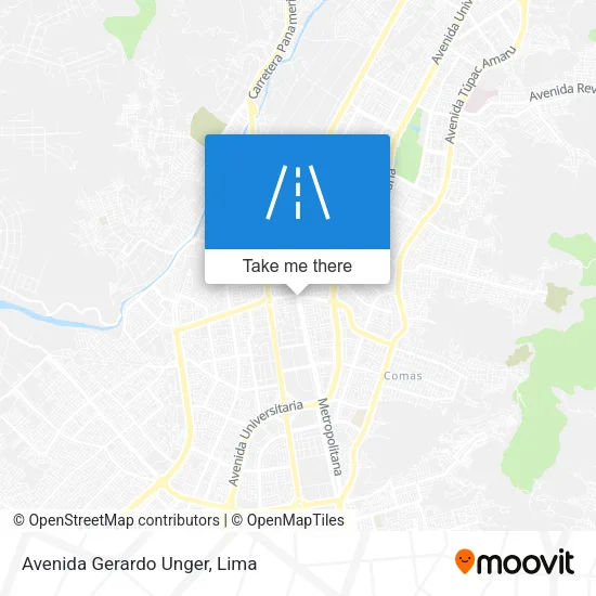 Avenida Gerardo Unger map