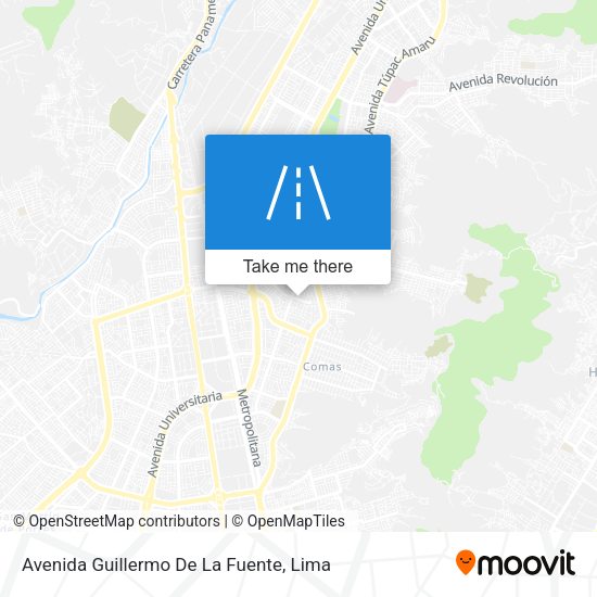 Avenida Guillermo De La Fuente map