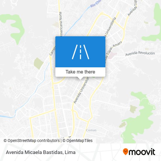 Avenida Micaela Bastidas map