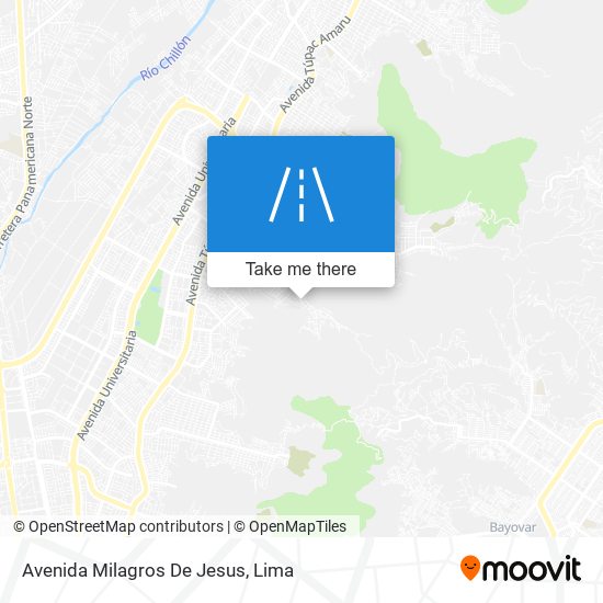 Avenida Milagros De Jesus map