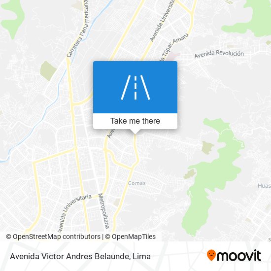 Avenida Victor Andres Belaunde map